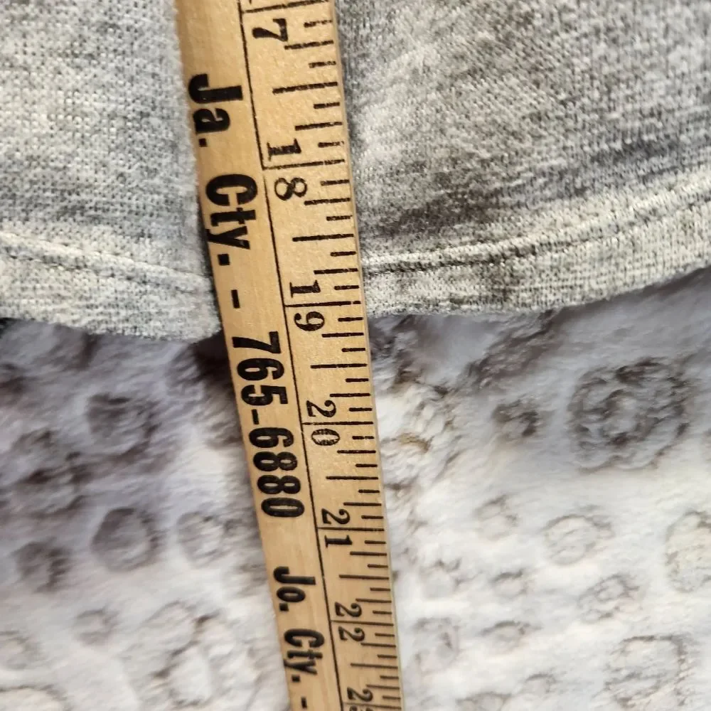 Old Navy Girls L 10/12 Open Front Sweatshirt Shrug w/Pockets & Snap Neck Grey